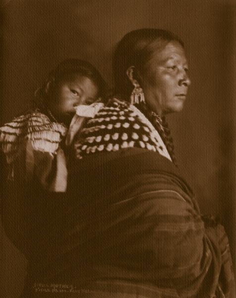 Mrs. Twin and Daughter– Frank Fiske photo; True West archives –