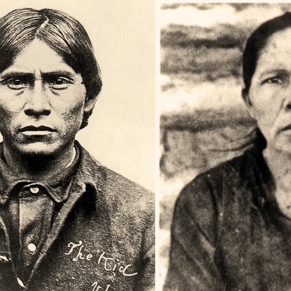Compare this headshot of Guadalupe “Lupe” Fimbres Muñoz with that of the Apache Kid and the resemblance, says Apache Kid biographer Phyllis de la Garza,  “is impossible to deny. The dates, time, place and circumstance ring true....” 
– Courtesy Lynda A. Sánchez Collection –
