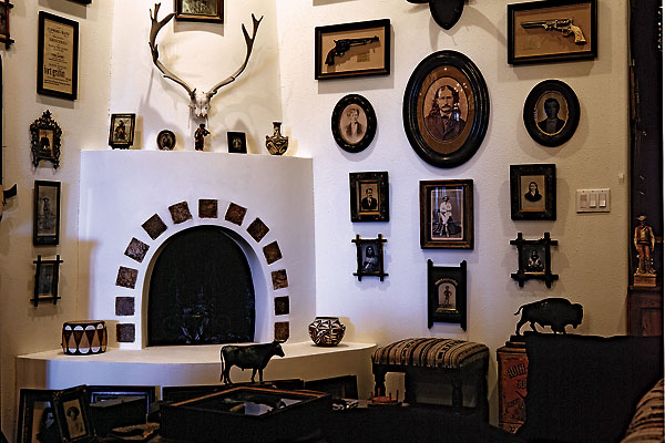 Robert McCubbin’s handsome home in Santa Fe, New Mexico, is every Old West enthusiast’s dream.
