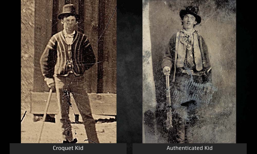 Billy the Kid PHOTO William Bonney REGULATORS Croquet Yard Scene RARE Discovery