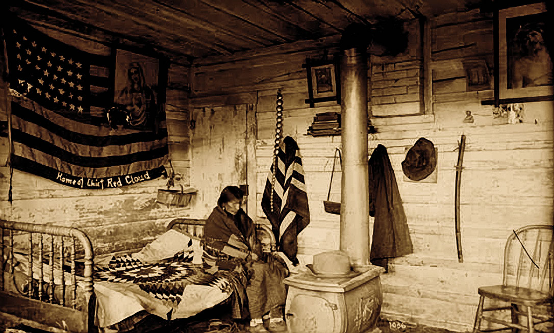 Katana sword in Chief Red Cloud's Cabin, 1890