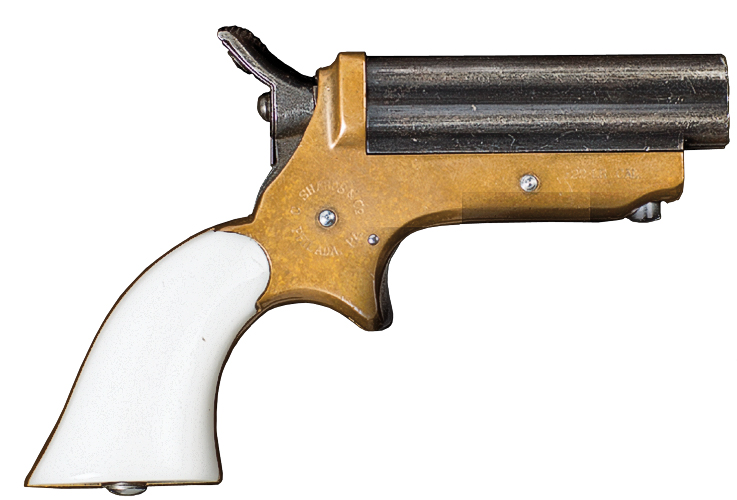 CTW_114-Jodie-Foster's-Maverick-C-Sharps-four-barrel-derringer-(also-used-by-Mel-Gibson-in-a-scene)-just-derringer_scaled