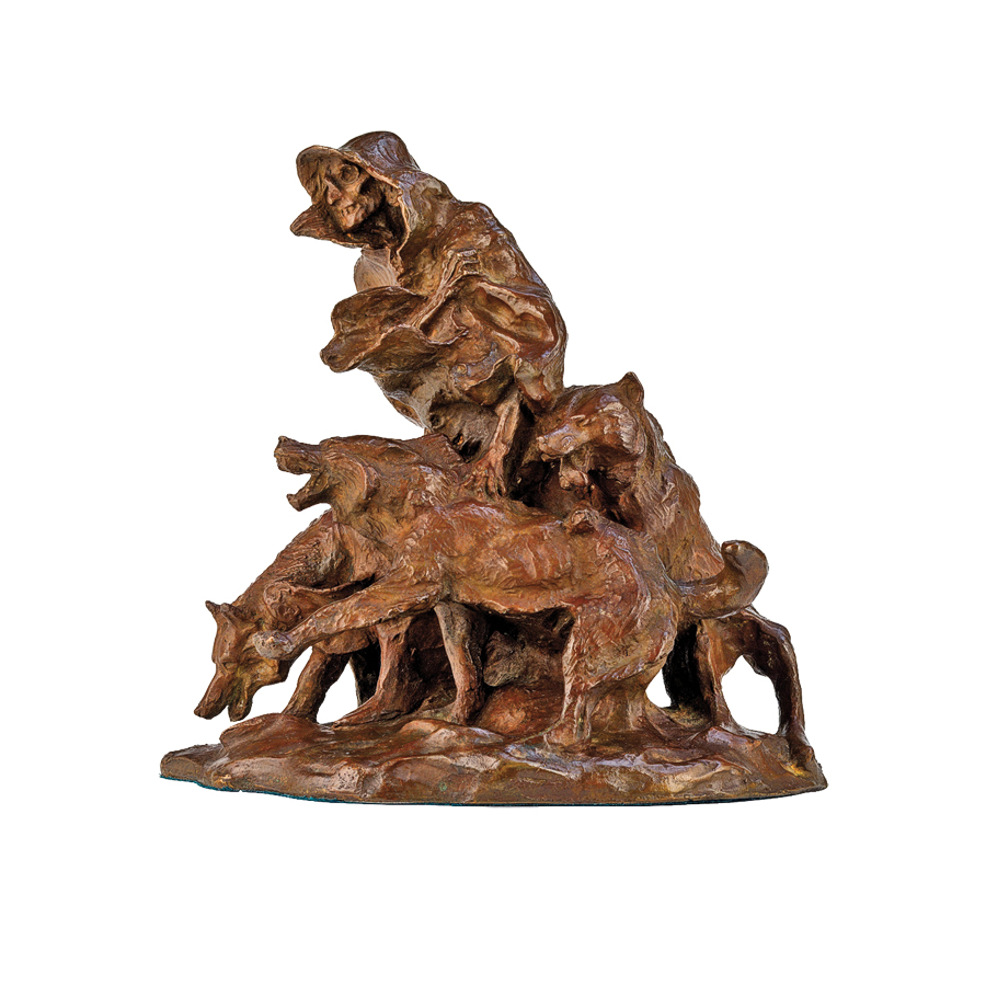 CTW_6---181-The-Spirit-of-Winter-bronze-by-Charles-M